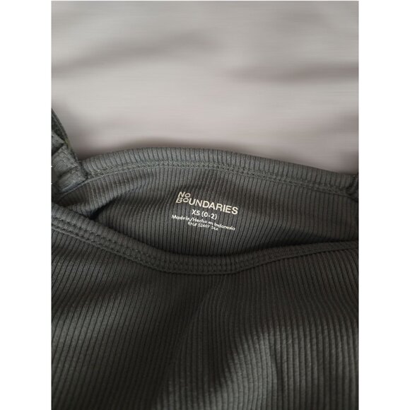 NWT Women’s Green Ribbed Cami Mini Dress – Size XS (0–2) – Summer Style - Picture 6 of 6